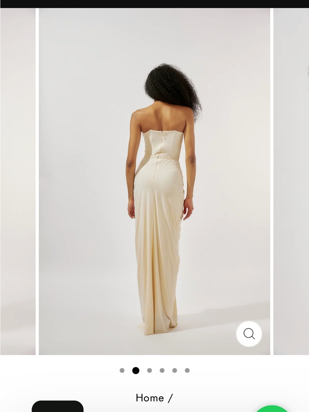 Deme by Gabriella PEARL EVENING DRESS maxi butter - Picture 4 of 6